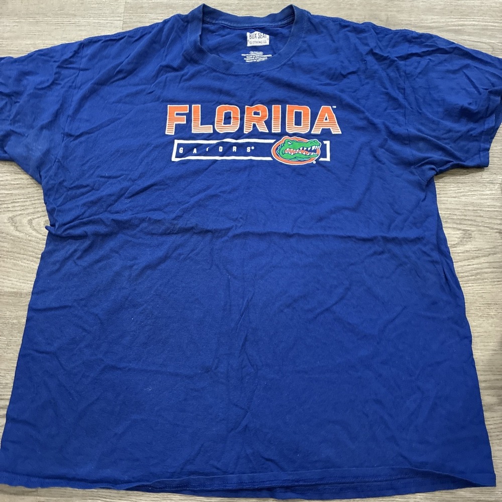 Box Seat Clothing Florida Gators Tee Graphics Size XL Men Short Sleeve Shirt NEW